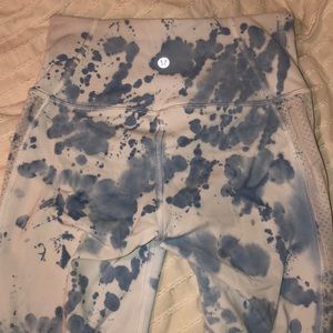 Lululemon Crop Leggings Tye dye🌈🌈